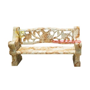 Chaise <span class=keywords><strong>de</strong></span> jardin en marbre Offre Spéciale Ornements sculptés en pierre Sculpture Produits <span class=keywords><strong>de</strong></span> jardin - Product Image 3