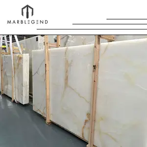 White Marble Best Quality Polished Translucent Backlit Marble White Onyx Slab