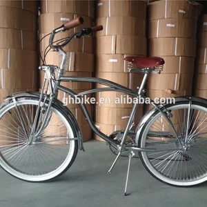 26Inch Ce Goedgekeurd Single Speed Mens Beach Crusier Bike