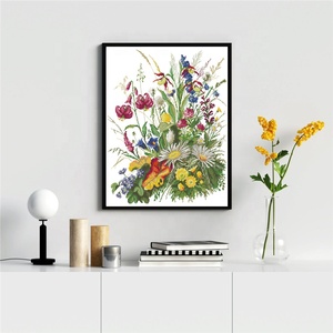NKF Fleurs <span class=keywords><strong>de</strong></span> la nature Sauvage Nouveaux motifs <span class=keywords><strong>Kit</strong></span> <span class=keywords><strong>de</strong></span> <span class=keywords><strong>point</strong></span> <span class=keywords><strong>de</strong></span> <span class=keywords><strong>croix</strong></span> 11ct 14ct pour <span class=keywords><strong>débutant</strong></span> - Product Image 2