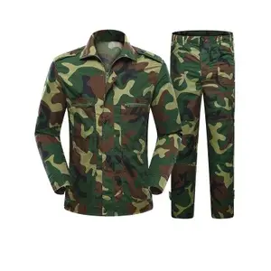 Pakaian kerja keselamatan kamuflase seragam Multicam taktis kustom set pakaian jaket & celana