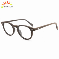 Monture de lunettes en bois acétate naturel, nouveau modèle de monture optique personnalisé