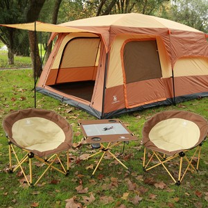 Tenda Kemah luar ruangan 6 + orang, tenda Kemah mewah besar dari pabrik - Product Image 6