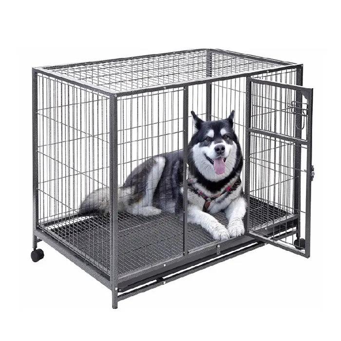 Heavy Duty Top Opening Metal Square Tube Dog Cage
