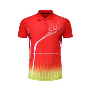 wholesale custom sport tennis cricket shirt jersey polyester quick dry man/women tennis cricket shirt jersey for sale