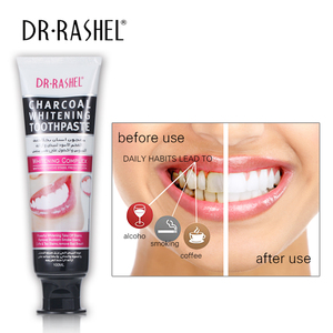 DR.RASHEL 100ml <span class=keywords><strong>Dentifrice</strong></span> au <span class=keywords><strong>Charbon</strong></span> Actif Éclaircissant Anti-Taches pour une Haleine Fraîche - Product Image 3