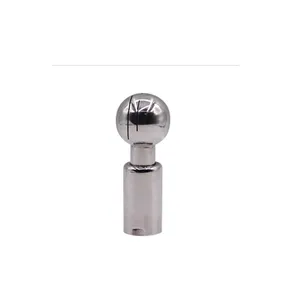 Stainless Steel Rotary Spray Ball NPT Perempuan CIP Tank Cleaning Bola 360 Derajat Spray Pattern