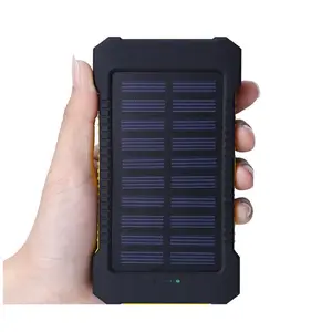 20000mAh Wasserdichte Solar Power Bank Solar Ladegerät Externer Akku Backup Pack Für Handy Tablets Für iPhone für Samsung
