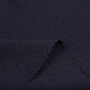 Tela de sarga fina tejida teñida lisa 100% rayón Black Air Jet Loom Jersey para camisa - Product Image 5