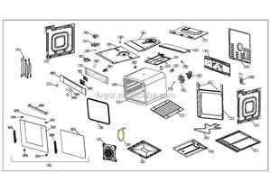 20 30-inch miễn phí-đứng điện Phạm vi công suất, 4 đầu đốt gốm thủy tinh đung lò cho hộ gia đình sử dụng - Product Image 4