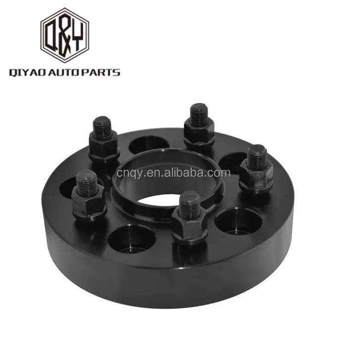 1.25" Thick Black Hub Centric Wheel Spacers Adapters for Jeep Wrangler Rubicon JK