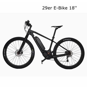 Livraison gratuite <span class=keywords><strong>Dengfu</strong></span> 29er 18 "UD Matt 36v 250w Bafang moteur carbone vtt e-bike cadre VTT VTT gros vélo - Product Image 2