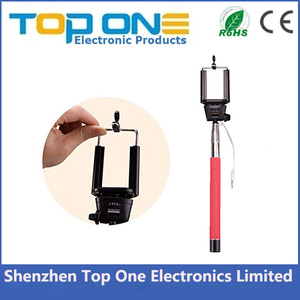 Venta al por mayor cable colorido pole <span class=keywords><strong>selfie</strong></span> palo con cable para el <span class=keywords><strong>iphone</strong></span> y Android Smart phone - Product Image 4