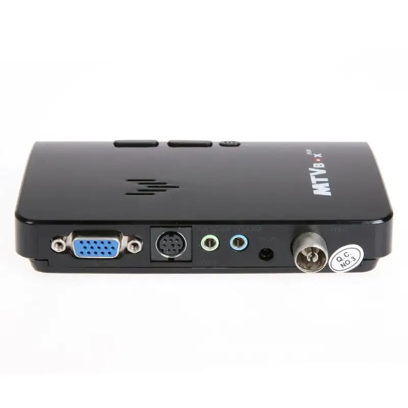 MTV Box Set Top Box PC Receiver Tuner External LCD CRT VGA TV Tuner HD 1080P TV BOX Speaker for HDTV Channel Gaming Control