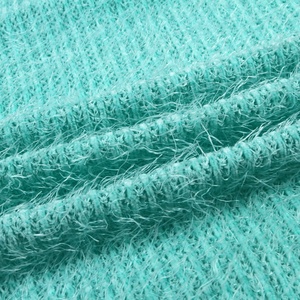 De moda de lujo azul reciclado chenilla de microfibra de suéter de <span class=keywords><strong>lana</strong></span> de tela - Product Image 3