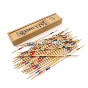 Bebek oyuncakları Bambu Mikado Oyun Seti Dev Pick Up Sticks