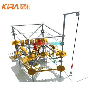 Avonturenparkuitrusting Binnen/Buiten Klimtouwparkavontuur Voor Volwassenen
