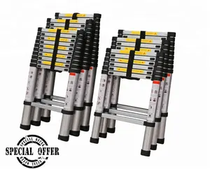 2.0M/2.6M/2.9M/3.2M/3.8M/4.1M/4.4M aluminium Telescopische Ladder