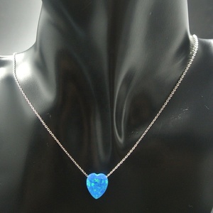 Nuovo stile di figura del cuore generale <span class=keywords><strong>opal</strong></span> pendente della collana dei monili - Product Image 2
