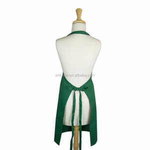 <span class=keywords><strong>Tablier</strong></span> <span class=keywords><strong>de</strong></span> <span class=keywords><strong>cuisine</strong></span> <span class=keywords><strong>professionnel</strong></span> unisexe en polycoton long vert - Product Image 2