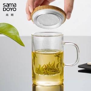 <span class=keywords><strong>2025</strong></span> New Công Suất Lớn Cao Borosilicate Cốc Trà Rõ Ràng Nhãn Hiệu Riêng Thủy Tinh Uống Cốc Trà Với Bộ Lọc Thủy Tinh Và Nắp Tre - Product Image 2