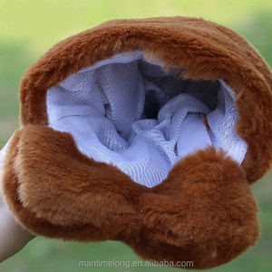 Delicate Baby Child Zoo Bear Shape Hand Puppet Glove Puppet Finger Finger Puppet <strong>Sack</strong> Plush Toy - Product Image 4
