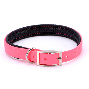Neopreno impermeable acolchado naranja suave PVC perro de <span class=keywords><strong>Collar</strong></span> de Polyl de correas de Nylon relleno <span class=keywords><strong>Collar</strong></span> de perro y correa - Product Image 3