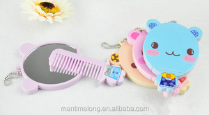 Simpatico specchietto portatile in stile cartone animato, set di specchietti per il trucco mtl - Product Image 2