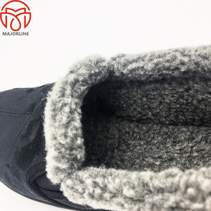 OEM personalizzate da <span class=keywords><strong>uomo</strong></span> in pile sherpa da interni in peluche mocassin pantofole scarpe da <span class=keywords><strong>casa</strong></span> da camera - Product Image 6