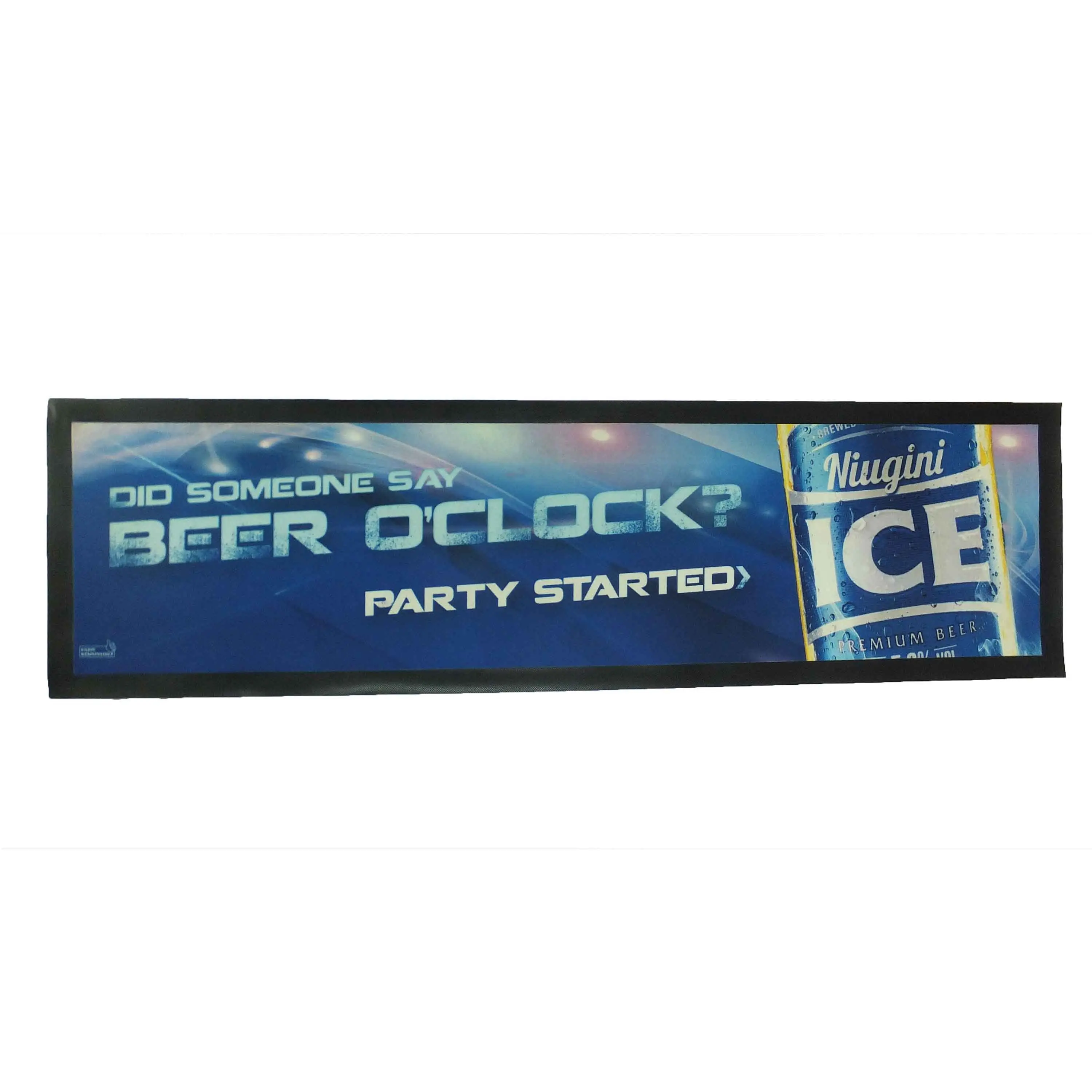 OEM bar mat Print ODM service promozione regalo bar ware accessori liquid assorbente pub bar mat glass drink mat coaster