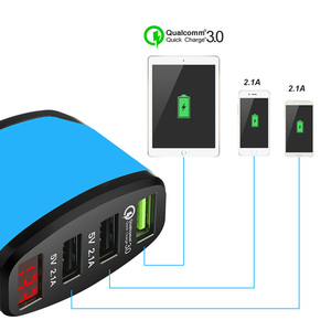 Xiaomi — téléphone <span class=keywords><strong>Portable</strong></span> de voyage à affichage LED, QC3.0, <span class=keywords><strong>avec</strong></span> 3 ports USB, chargeur de voiture - Product Image 3
