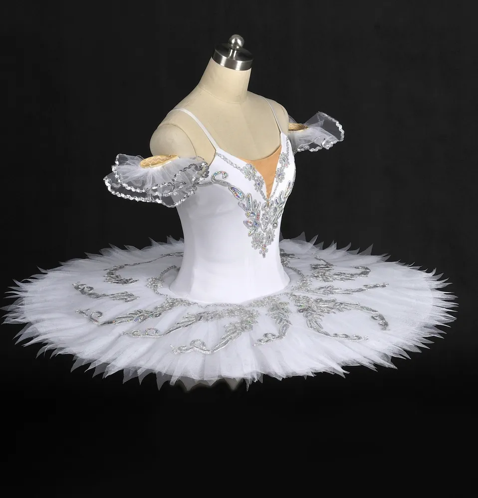 N000011 disfraz profesional de Ballet clásico cisne blanco tutú