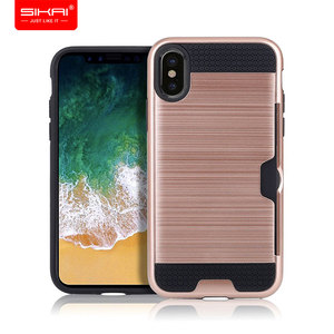 la sublimación para <span class=keywords><strong>el</strong></span> teléfono móvil iphone x con ranura para tarjeta de la carpeta - Product Image 3