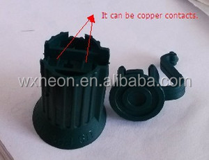 Basi per Lampade E12 C7 UL, Ricambio Verde SPT1 18AWG, Portalampada in PVC <span class=keywords><strong>con</strong></span> Base a Vite C7 E12 - Product Image 2