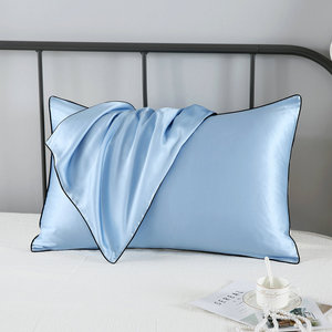Multi Colore Scegliere Nuovo Modello di Bordo Nero Singolo Lato Raso di Seta <span class=keywords><strong>Federa</strong></span> - Product Image 2