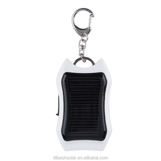 1200Mah Mini USB Solar Powerbank Solar Blinking Keychain With Keychain With Lighter
