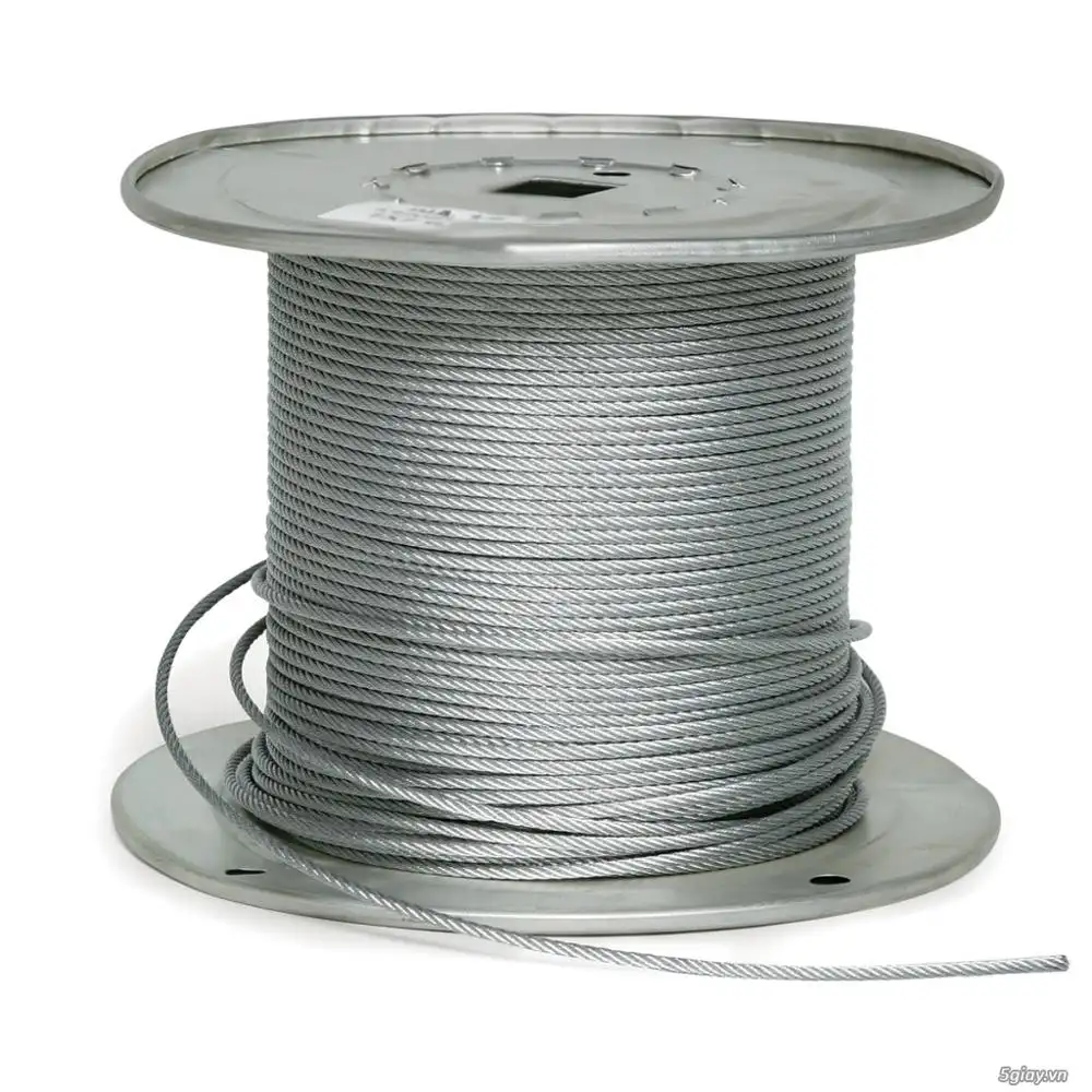 Cable Control Inner Cable Galvanized Steel 7x7s Diameter 4.5mm Manufacturing Standard Steel Galvanized Wire 7 Strand in Roll 017
