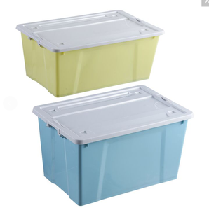 52L nuevo diseño Casa de gran capacidad con tapa cajas de almacenamiento - Product Image 5