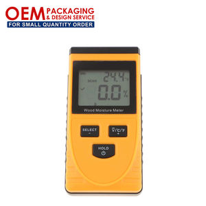 Inductive <b>Wood</b> <b>Moisture</b> <b>Meter</b> Humidity Tester <b>Wood</b> Water Content Detector (OEM Packaging Service Available) - Product Image 1