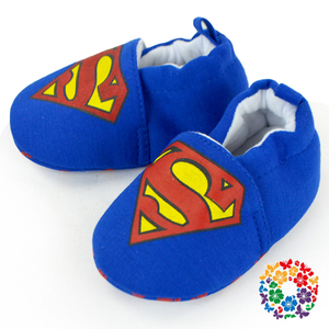 Scarpe Eleganti per Neonato Maschio, Morbide Scarpe Viola con Motivo <span class=keywords><strong>Superman</strong></span> per l'Inverno, Vendita all'Ingrosso, Taglie 11,12,13 per Neonati - Product Image 4