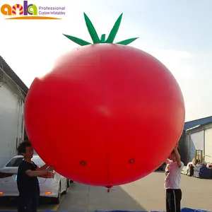 बिक्री के लिए आउटडोर विशाल inflatable सब्जी गुब्बारा inflatable टमाटर
