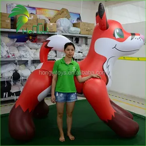 巨型充气Fox/充气站在动物狐狸模型装饰