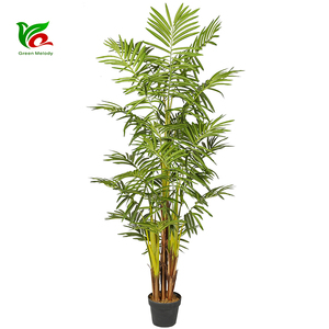 Venta al por mayor artificial <span class=keywords><strong>Palma</strong></span> árboles de plástico material falso de <span class=keywords><strong>Palma</strong></span> natural artificial bastón dorado de <span class=keywords><strong>Palma</strong></span> Areca - Product Image 2