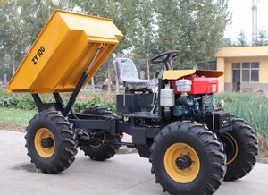 Zy100 1ton Mini 4x4 dầu cọ máy kéo Dumper Dumper cho các trang trại nhỏ ngành công nghiệp xây dựng với động cơ thủy lực thành phần cốt lõi - Product Image 4