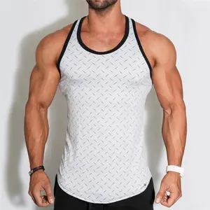 2019 ใหม่ออกแบบ mens การพิมพ์ stringer tops กล้ามเนื้อ man gym tops จีนขายส่ง