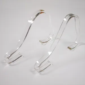 clear acrylic shoe rack,high heel shoes holder acrylic desktop shoe display stand