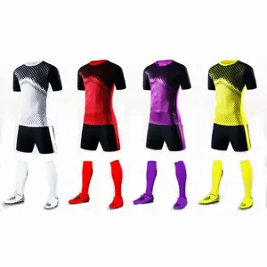 Personalize kits de uniforme de futebol infantil, camisa masculina e infantil