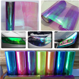 Lámpara coche vinilo del abrigo de colores camaleón película de <span class=keywords><strong>la</strong></span> linterna luz de <span class=keywords><strong>niebla</strong></span> cubierta de pegatinas de protección - Product Image 2