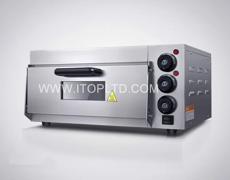 2000W Hot Sale Heavy Duty Pizzeria Menggunakan Listrik Meja Pizza Oven Multi-Fungsi Besar Kapasitas Oven