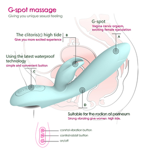 Y. Aşk özelleştirilebilir şarj edilebilir tavşan vibratör güçlü g-spot masaj silikon seks oyuncak - Product Image 3